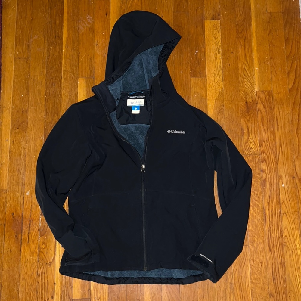 Columbia FULLY LINED Sherpa Winter Jacket Snow Windbreaker Omni Wind Block